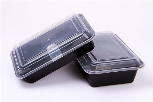 微波午餐盒食品熟食容器带锁盖的一次性塑料包装容器