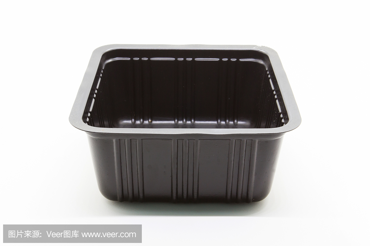 黑色塑料食品容器
